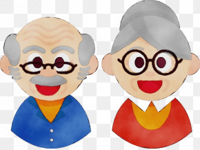 Grandparent Cartoon Grandchild Icon Poster PNG