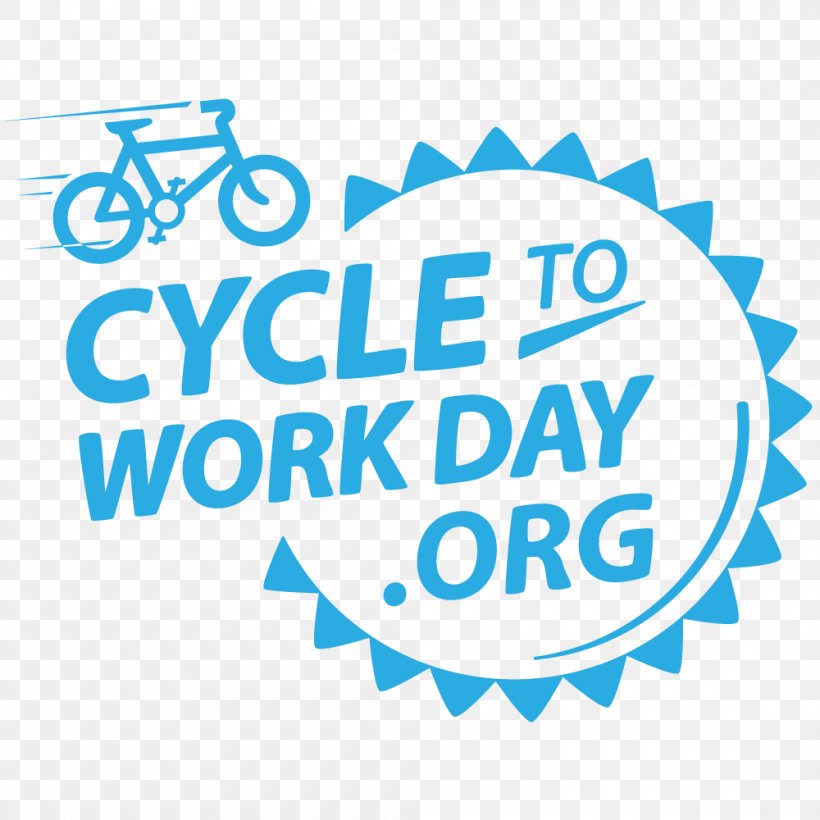 Logo Bicycle Bike-to-Work Day Brand Font, PNG, 1000x1000px, Logo, Area, Bicycle, Biketowork Day, Blue Download Free