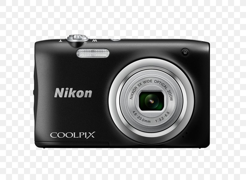 Nikon Nikon Coolpix A100 Point-and-shoot Camera Nikon Coolpix A100 20MP Digital Camera (Black), PNG, 800x600px, Pointandshoot Camera, Camera, Camera Lens, Cameras Optics, Digital Camera Download Free