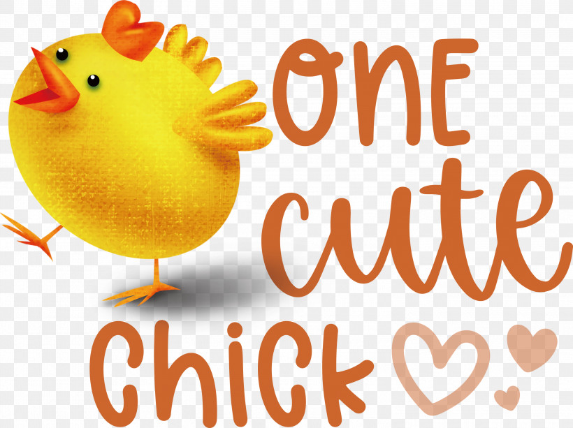 One Cute Chick Easter Day Happy Easter, PNG, 3000x2244px, Easter Day, Artist, Beak, Birds, Cuteness Download Free