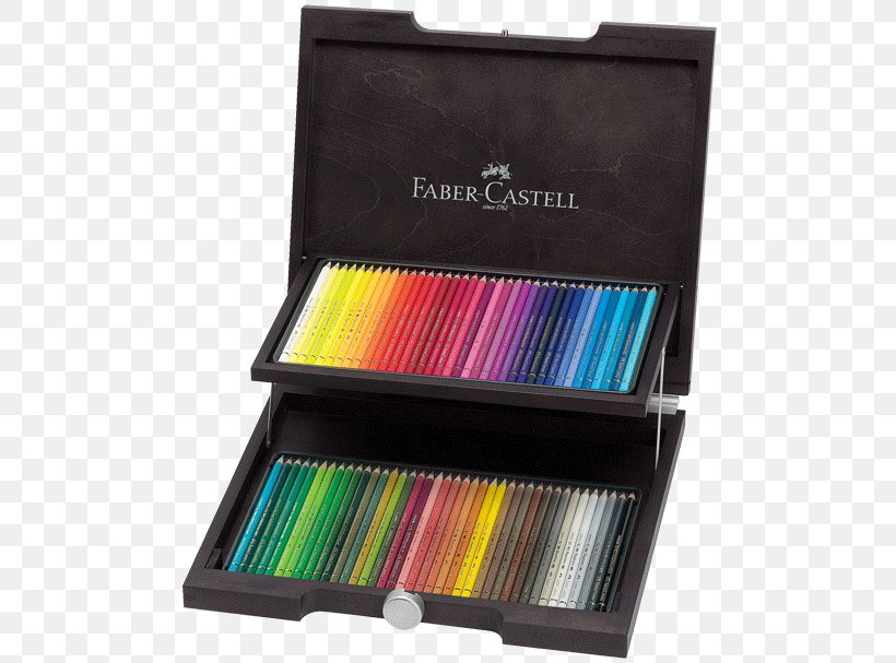 Colored Pencil Faber-Castell Wooden Box, PNG, 500x607px, Colored Pencil, Box, Color, Derwent Cumberland Pencil Company, Drawing Download Free