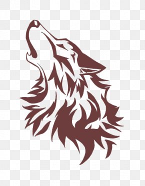 Gray Wolf Art Stencil Drawing Clip Art PNG