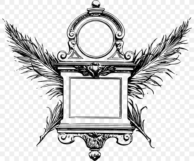Picture Frames Clip Art, PNG, 800x680px, Picture Frames, Artwork, Black And White, Brand, Line Art Download Free