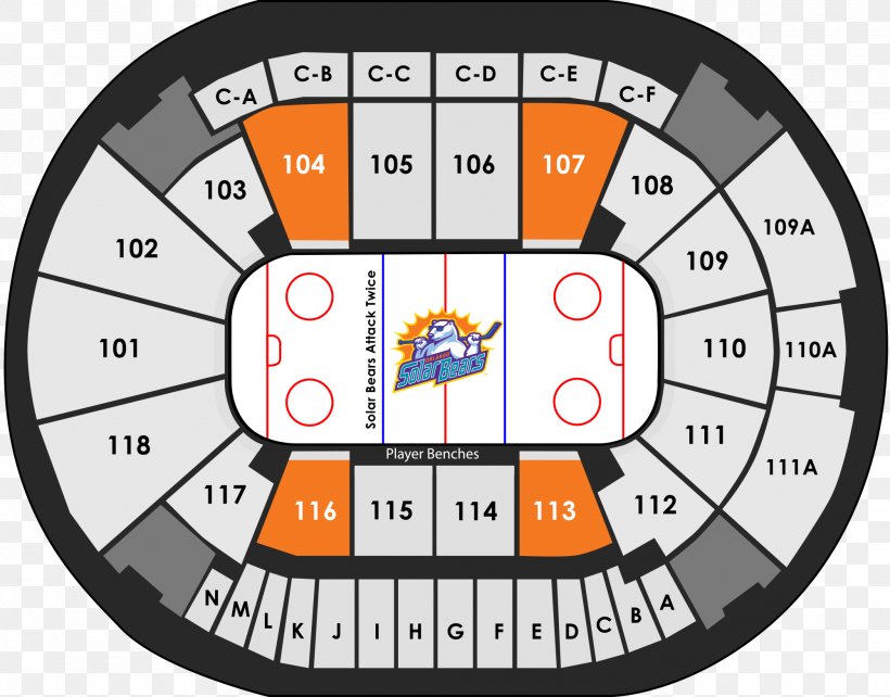 Amway Center Orlando Solar Bears ECHL Florida Everblades Ticket, PNG, 2000x1566px, Amway Center, Area, Club Seating, Echl, Florida Everblades Download Free
