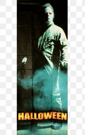 Halloween High-grade Door - Halloween Film Series Green Album Cover Poster PNG