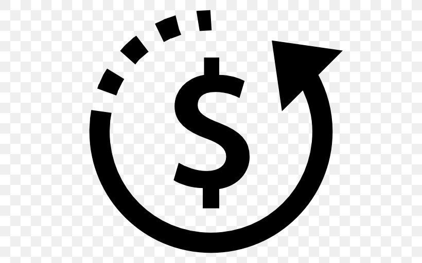 Dollar Sign United States Dollar Money, PNG, 512x512px, Dollar Sign, Area, Black And White, Brand, Dollar Download Free