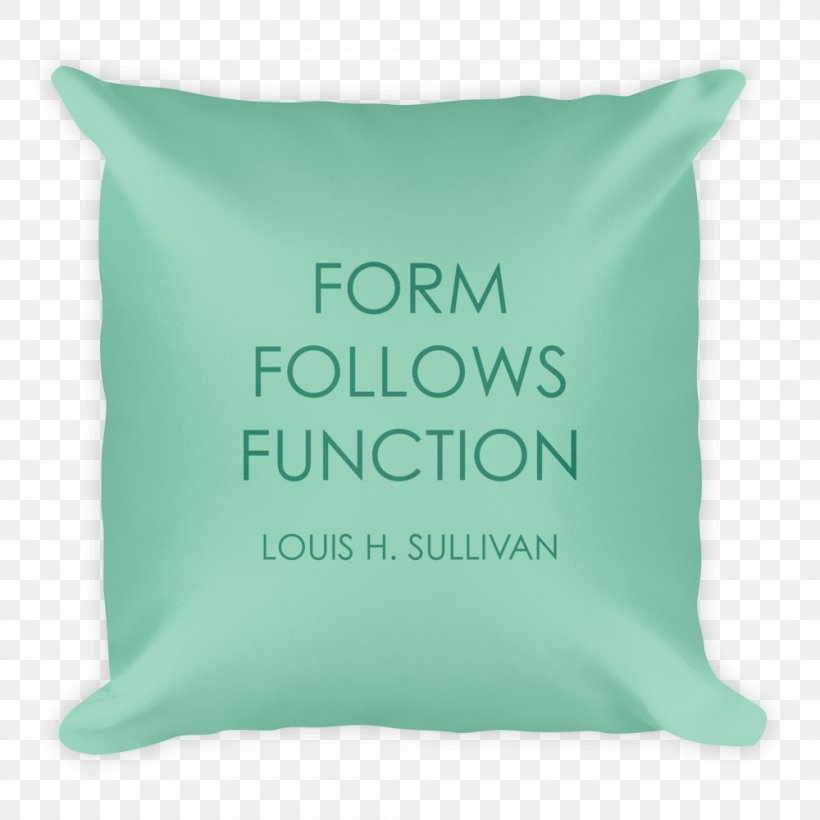 Throw Pillows Cushion PrairieMod Green, PNG, 1000x1000px, Pillow, Cushion, Green, Louis Sullivan, Prairiemod Download Free