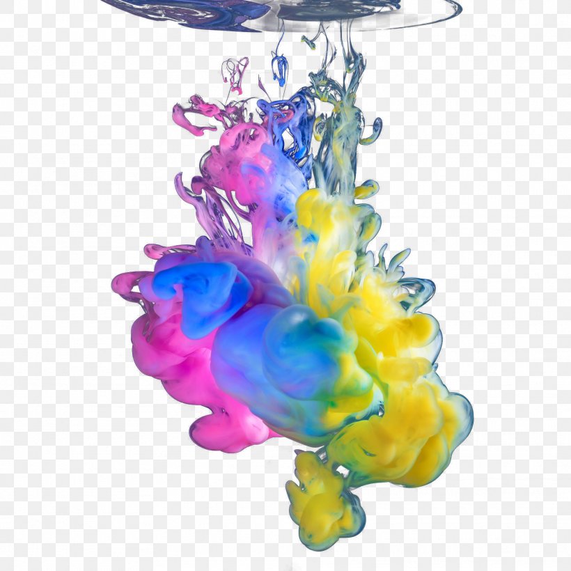 Colorful Water Heavy Ink, PNG, 1869x1869px, Ink, Coated Paper, Coating, Color, Color Mixing Download Free