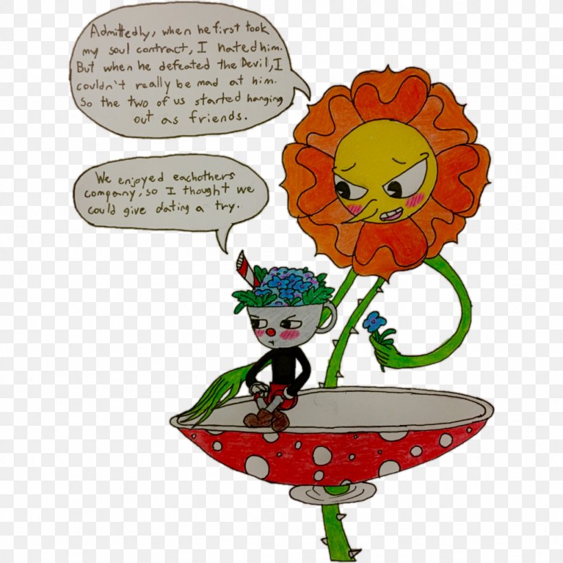 Cuphead Carnation Drawing Cartoon Plant, PNG, 1024x1024px, Cuphead, Carnation, Cartoon, Character, Deviantart Download Free