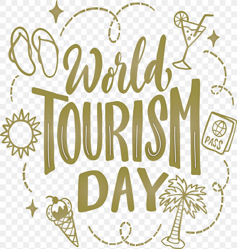World Tourism Day Travel, PNG, 2844x3000px, World Tourism Day, Area, Calligraphy, Floral Design, Line Download Free