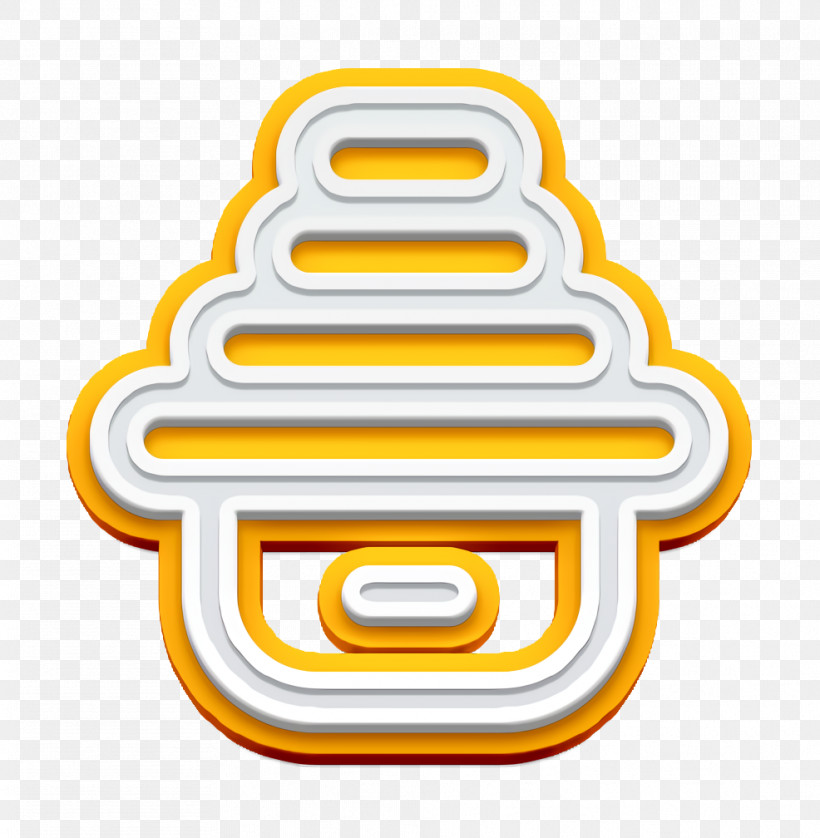 Apiary Icon Beehive Icon, PNG, 986x1008px, Apiary Icon, Beehive Icon, Line, Meter, Yellow Download Free