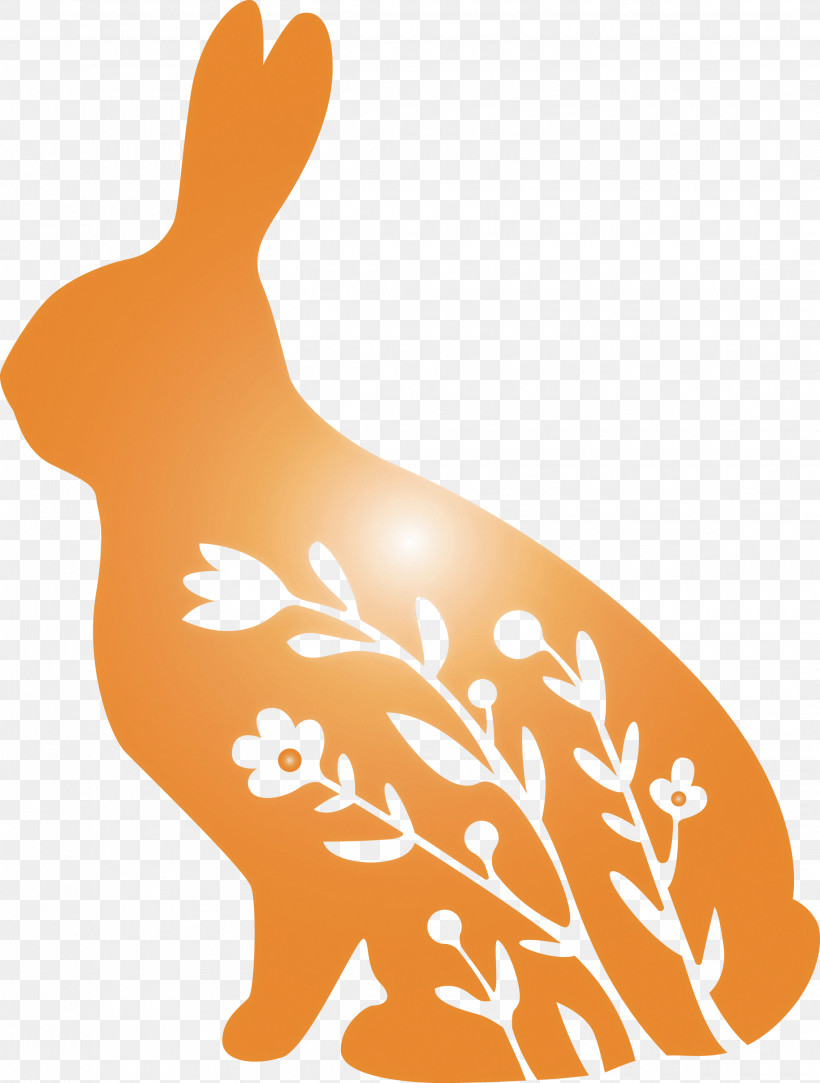 Floral Bunny Floral Rabbit Easter Day, PNG, 2270x3000px, Floral Bunny, Animal Figure, Easter Day, Fawn, Floral Rabbit Download Free
