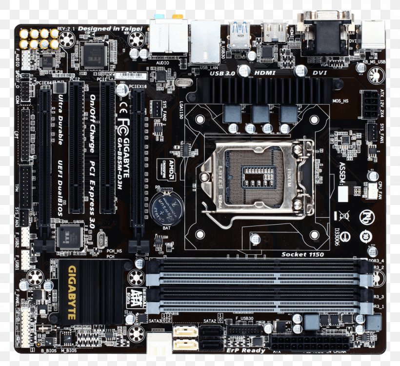 Intel LGA 1150 Motherboard Gigabyte Technology CPU Socket, PNG, 1000x915px, Intel, Atx, Central Processing Unit, Computer Component, Computer Hardware Download Free