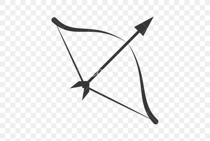 Bow And Arrow Symbol, PNG, 550x550px, Bow And Arrow, Archery, Black, Black And White, Bow Download Free