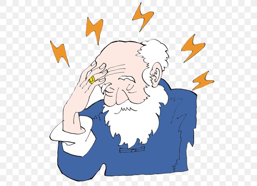 Old Age Headache Illustration, PNG, 650x595px, Old Age, Area, Art, Beard, Cartoon Download Free