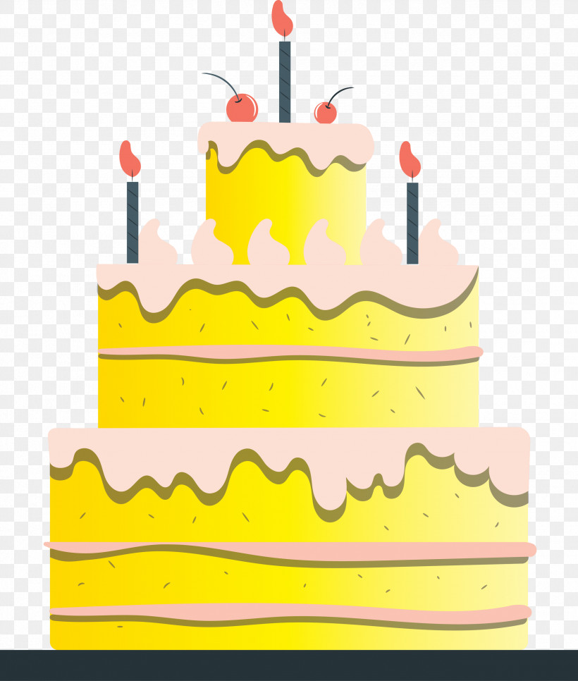 Birthday Cake, PNG, 2545x2999px, Birthday Cake, Birthday, Buttercream, Cake, Cake Decorating Download Free