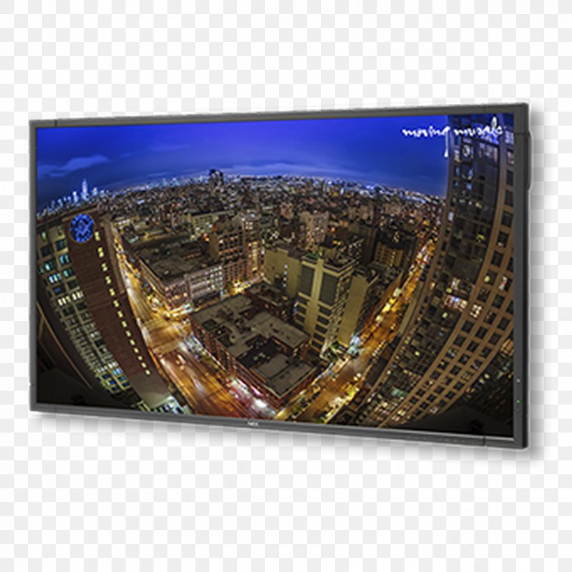 Computer Monitors 4K Resolution Ultra-high-definition Television Video Display Resolution, PNG, 1200x1200px, 4k Resolution, Computer Monitors, City, Cityscape, Digital Signage Display Nec Display Download Free