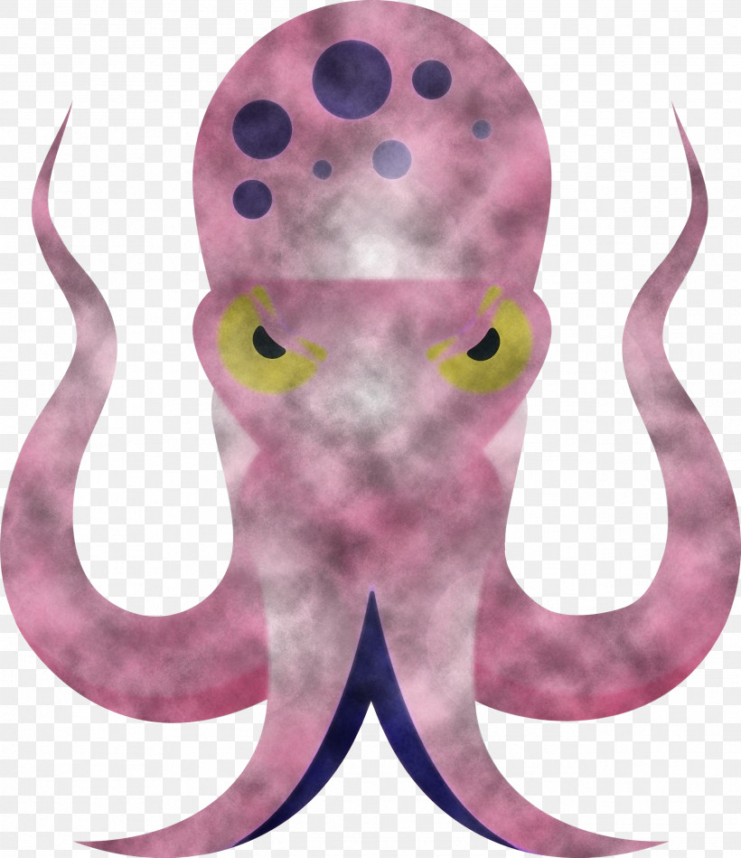 Octopus, PNG, 2592x3000px, Octopus, Giant Pacific Octopus, Pink Download Free