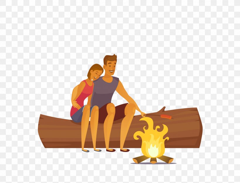 Vector Barbecue Material, PNG, 3401x2591px, Barbecue Grill, Art, Cartoon, Couple, Drawing Download Free