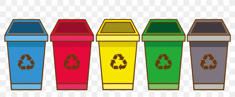 Recycling Bin Waste Container Cartoon, PNG, 3566x1471px, Recycling, Brand, Cartoon, Recycling Bin, Recycling Symbol Download Free