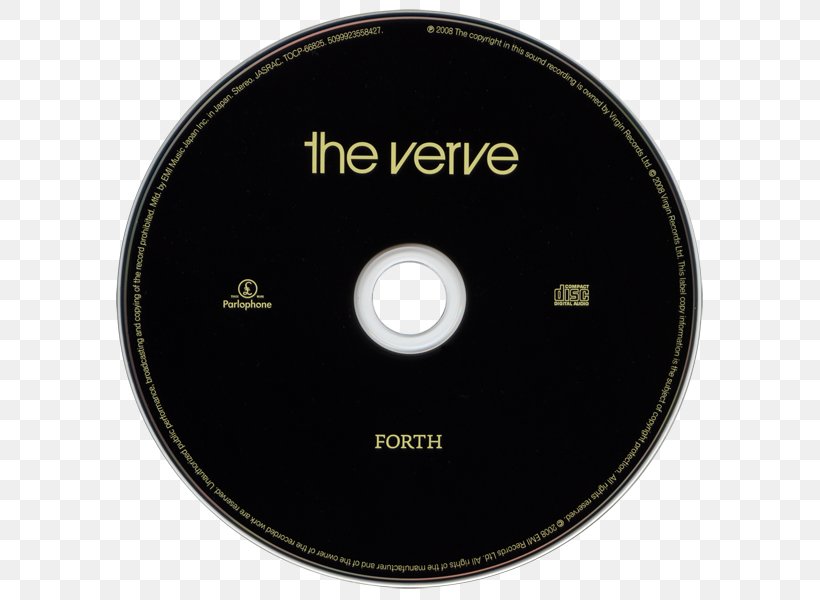 Forth Compact Disc The Verve Parlophone Album, PNG, 600x600px, Forth, Album, Barcode, Brand, Compact Disc Download Free