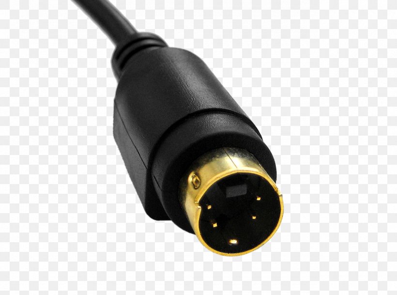 S-Video Composite Video Electrical Connector Component Video Mini-DIN Connector, PNG, 1280x951px, Svideo, Adapter, Analog Video, Cable, Coaxial Cable Download Free