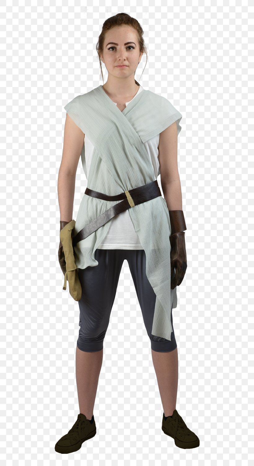 Rey Star Wars Episode VII Costume Obi-Wan Kenobi Stormtrooper, PNG, 740x1500px, Rey, Abdomen, Blaster, Clothing, Costume Download Free