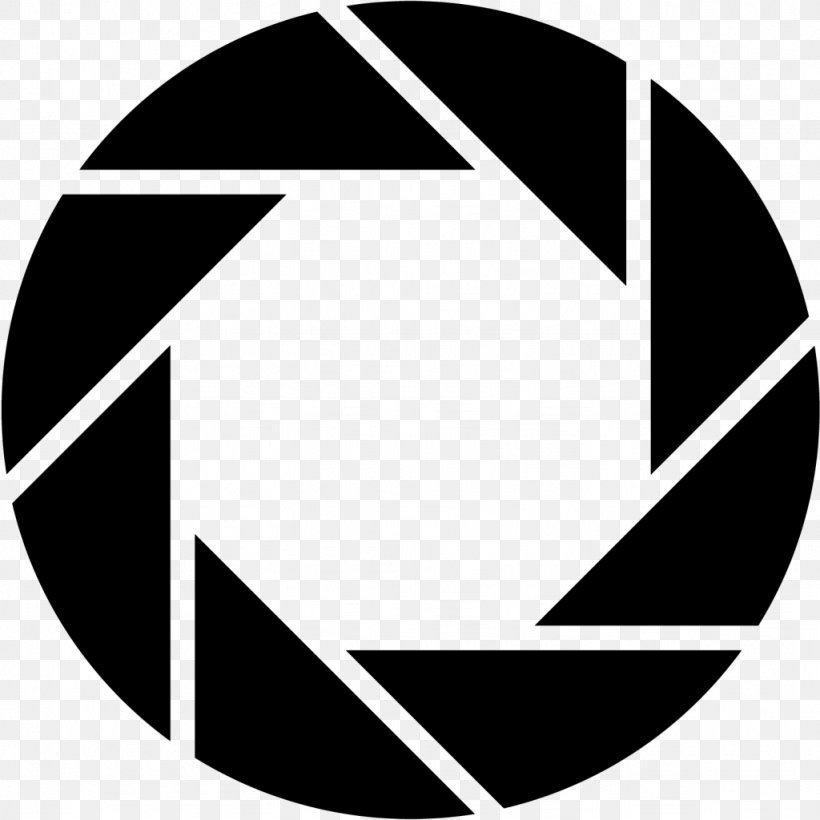 Aperture Symbol Logo Clip Art, PNG, 1024x1024px, Aperture, Aperture Laboratories, Area, Black, Black And White Download Free