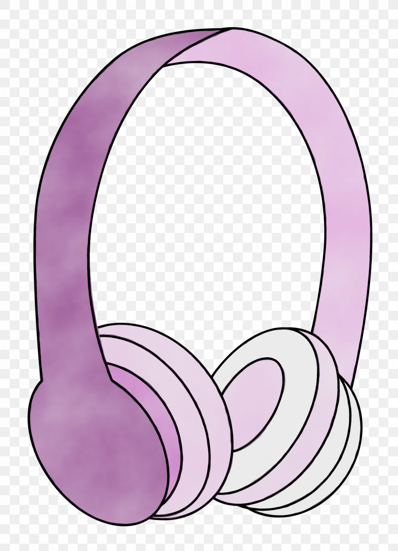 Headphones Circle Audio Equipment Pink M Equipment, PNG, 1806x2500px, Watercolor, Analytic Trigonometry And Conic Sections, Audio Equipment, Audio Signal, Circle Download Free