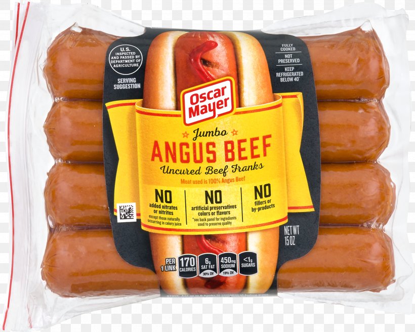 Hot Dog Rookworst Angus Cattle Bologna Sausage Oscar Mayer, PNG, 2500x2001px, Hot Dog, Angus Cattle, Beef, Bologna Sausage, Cervelat Download Free