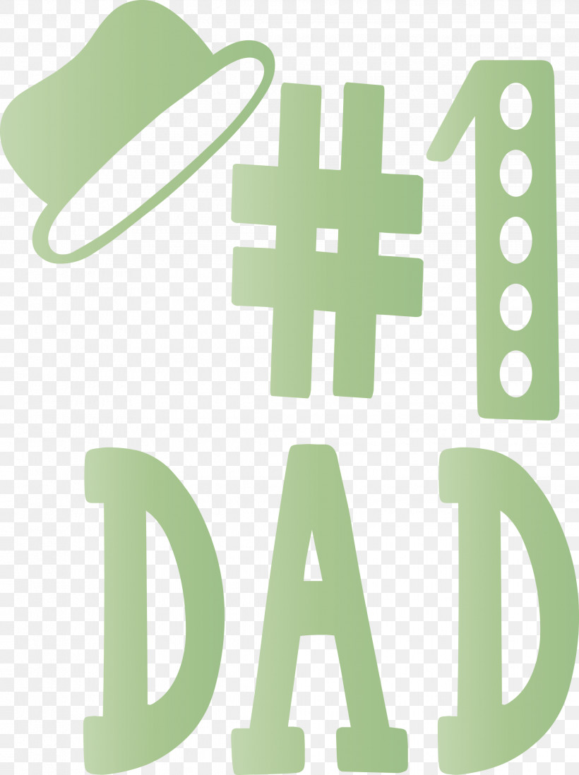 No1 Dad Happy Fathers Day, PNG, 2239x3000px, No1 Dad, Father, Fathers Day, Green, Happy Fathers Day Download Free