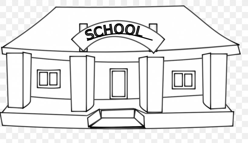 School Black And White Escuela Clip Art, PNG, 1331x769px, School, Area, Black And White, Brand, Building Download Free