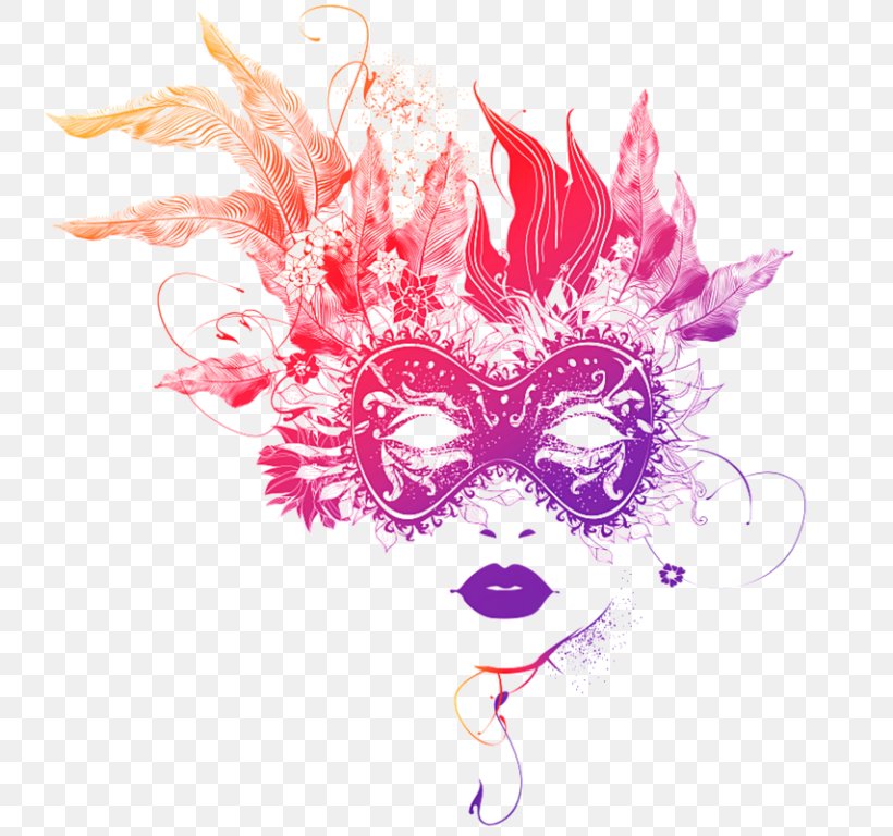 Venice Carnival Masquerade Ball Illustration February, PNG, 768x768px, Venice Carnival, Apple Music, Art, Carnival, February Download Free