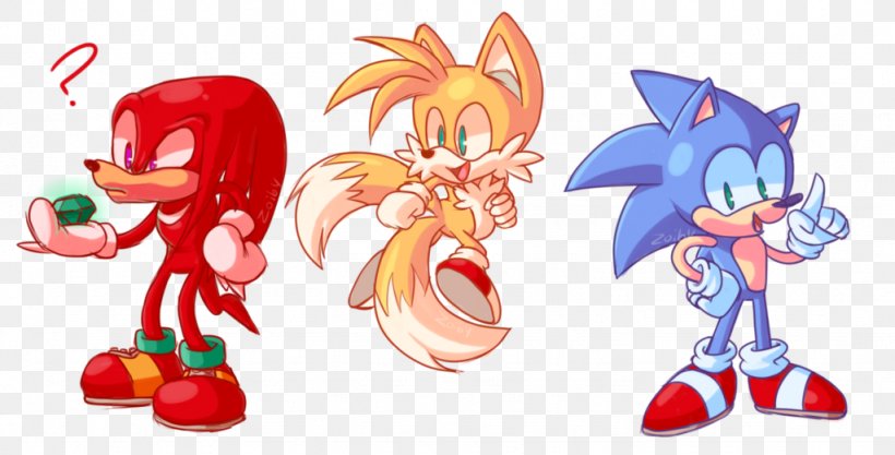 Knuckles The Echidna Sonic The Hedgehog DeviantArt Sonic Drive-In Drawing, PNG, 1024x521px, Watercolor, Cartoon, Flower, Frame, Heart Download Free