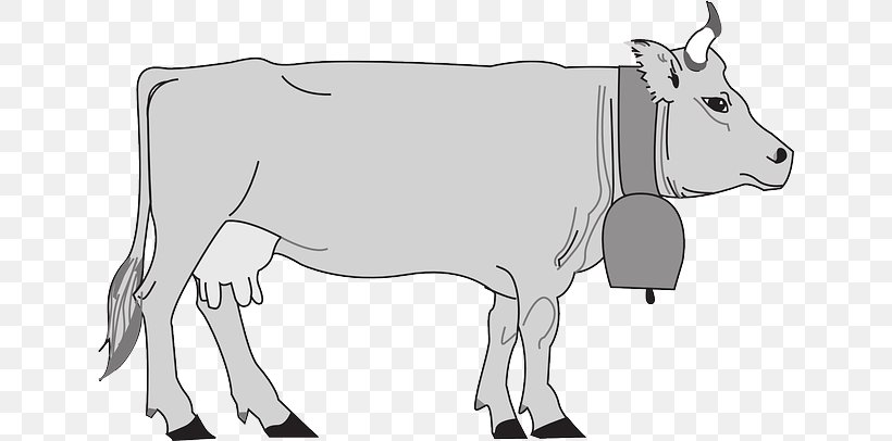 Murray Grey Cattle Hungarian Grey Dairy Cattle Clip Art, PNG, 640x406px, Murray Grey Cattle, Agriculture, Animal Figure, Black And White, Bull Download Free