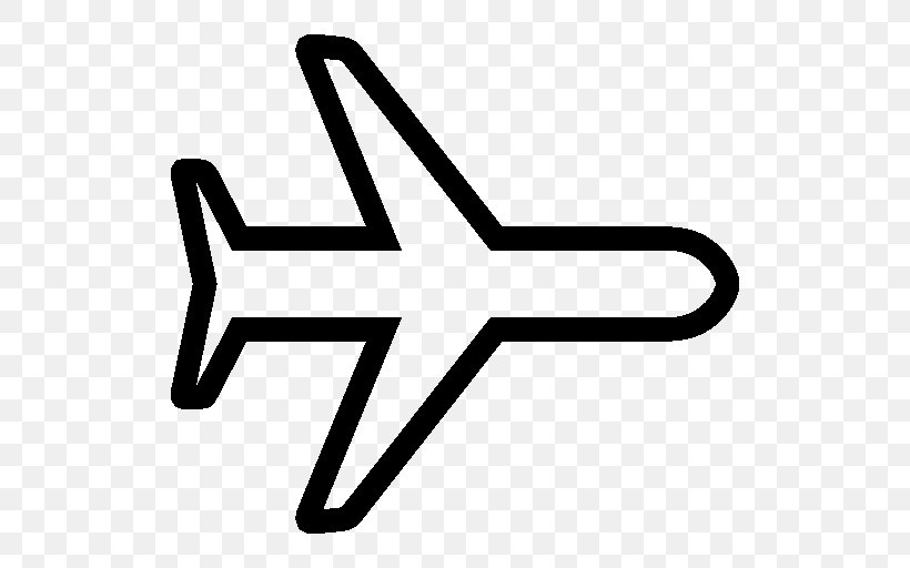Airplane, PNG, 512x512px, Airplane, Area, Black And White, Csssprites, Ios 7 Download Free