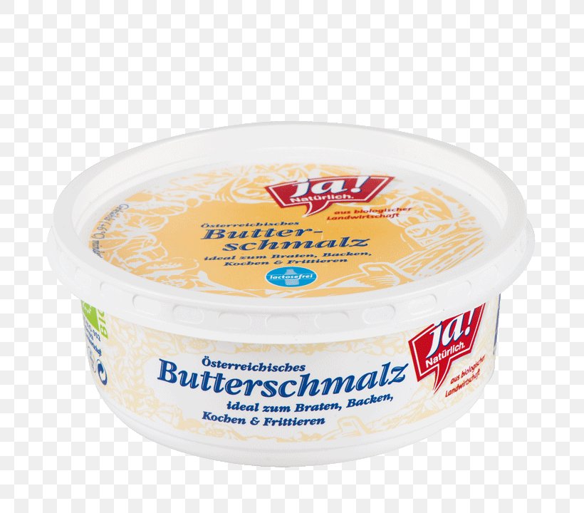 Crème Fraîche Flavor Ja! Natürlich Clarified Butter, PNG, 720x720px, Flavor, Clarified Butter, Cream, Dairy Product, Dish Download Free