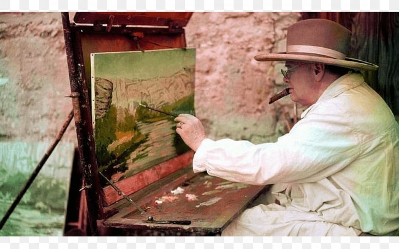 Oil Painting Winston Churchill As Painter Painting As A Pastime The Goldfish Pool At Chartwell, PNG, 1080x675px, Painting, Art, Art Exhibition, Art Museum, Artist Download Free