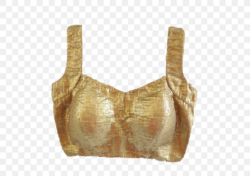 Blouse Sari Gold Sequin Choli, PNG, 600x577px, Blouse, Backless Dress, Bag, Beige, Boat Neck Download Free
