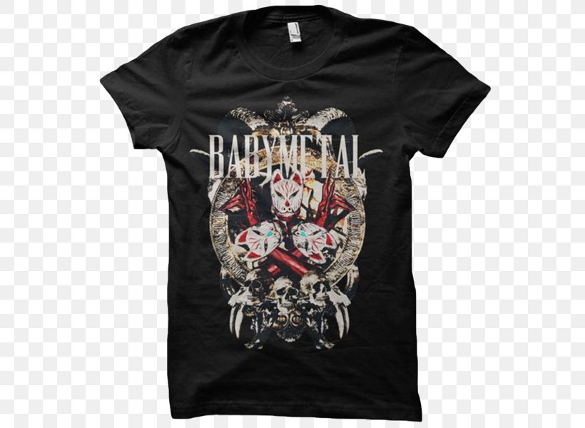 T-shirt BABYMETAL Amazon.com Hoodie, PNG, 600x600px, Tshirt, Amazoncom, Babymetal, Brand, Clothing Download Free
