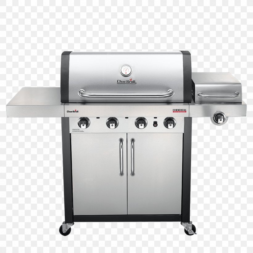Barbecue Char-Broil Grilling Gasgrill Outdoor Cooking, PNG, 1000x1000px, Barbecue, Brenner, Charbroil, Cooking, Cooking Ranges Download Free