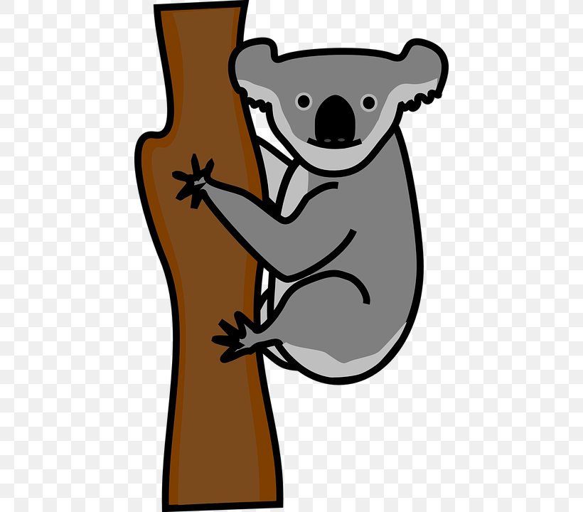 Koala Giant Panda Bear Cuteness Clip Art, PNG, 442x720px, Koala, Bear, Black And White, Carnivoran, Cuteness Download Free