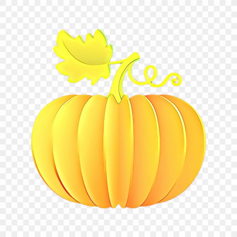 Pumpkin, PNG, 2000x2000px, Yellow, Calabaza, Cucurbita, Fruit, Leaf Download Free