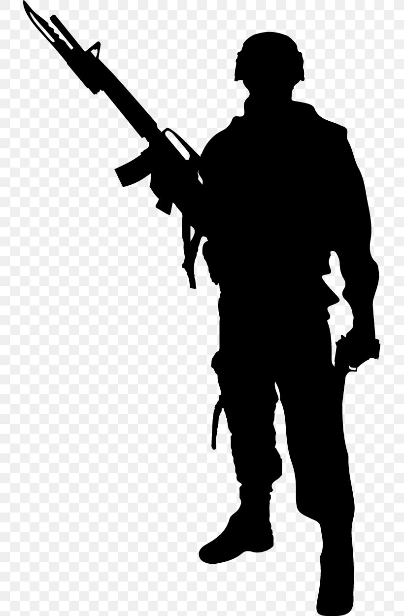 Soldier Silhouette Photography Clip Art, PNG, 725x1250px, Watercolor, Cartoon, Flower, Frame, Heart Download Free