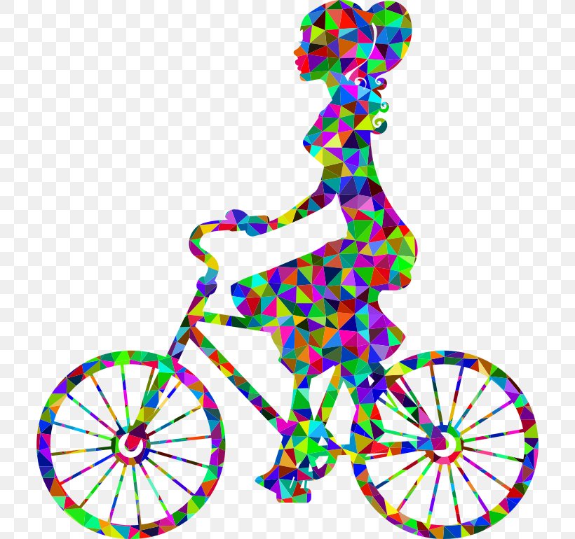 Bicycle Cycling Woman Clip Art, PNG, 716x770px, Watercolor, Cartoon, Flower, Frame, Heart Download Free