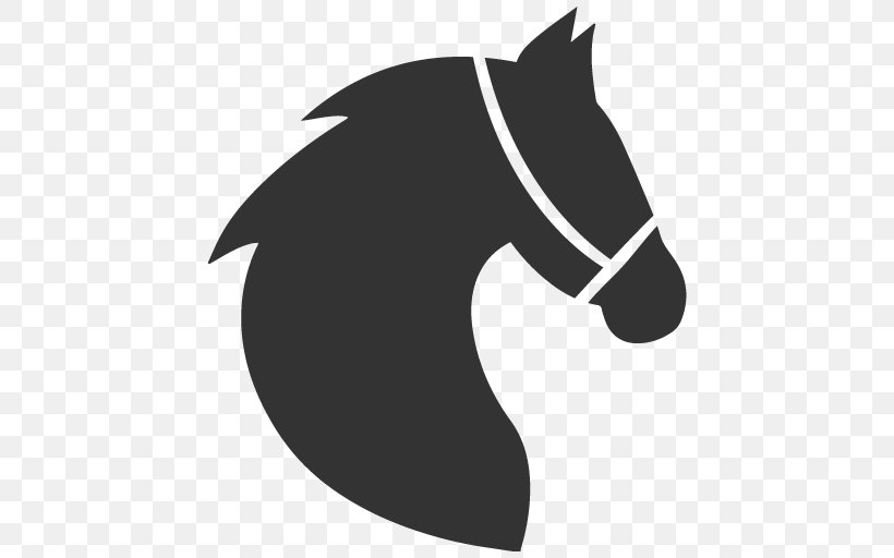Horse Black Clip Art, PNG, 512x512px, Horse, Black, Black And White, Carnivoran, Dog Like Mammal Download Free
