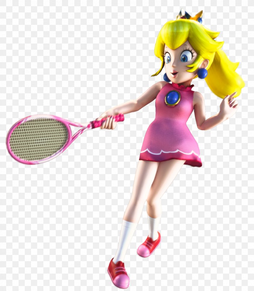 Super Princess Peach Wii Mario Bros. Tennis, PNG, 1335x1524px, Princess Peach, Doll, Figurine, Mario, Mario Bros Download Free