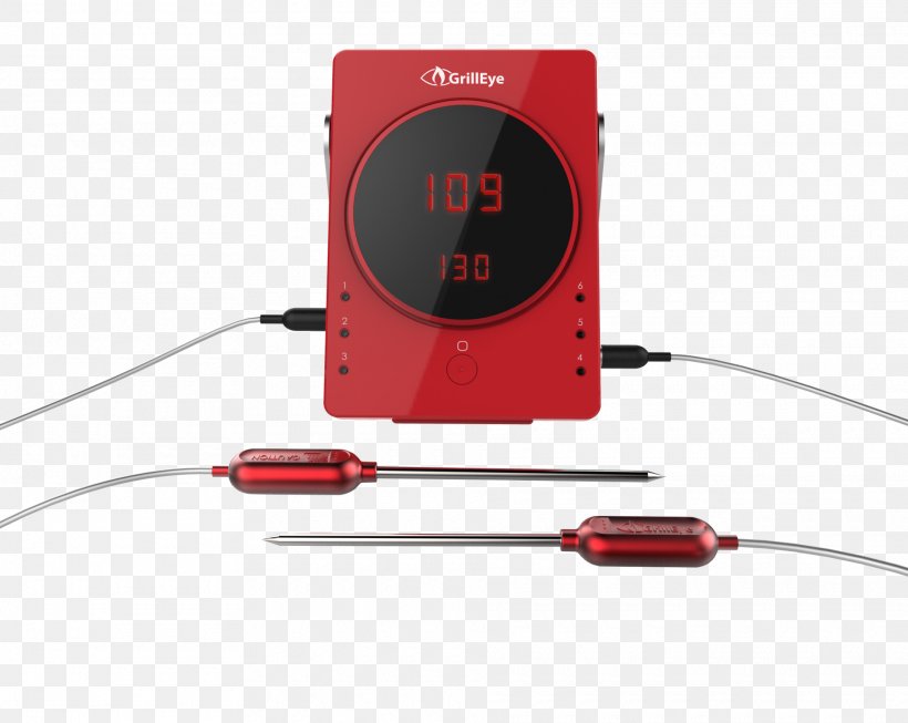 Barbecue Smoking Grilling Meat Thermometer, PNG, 1920x1529px, Barbecue, Bbq Smoker, Bluetooth, Bluetooth Low Energy, Cable Download Free