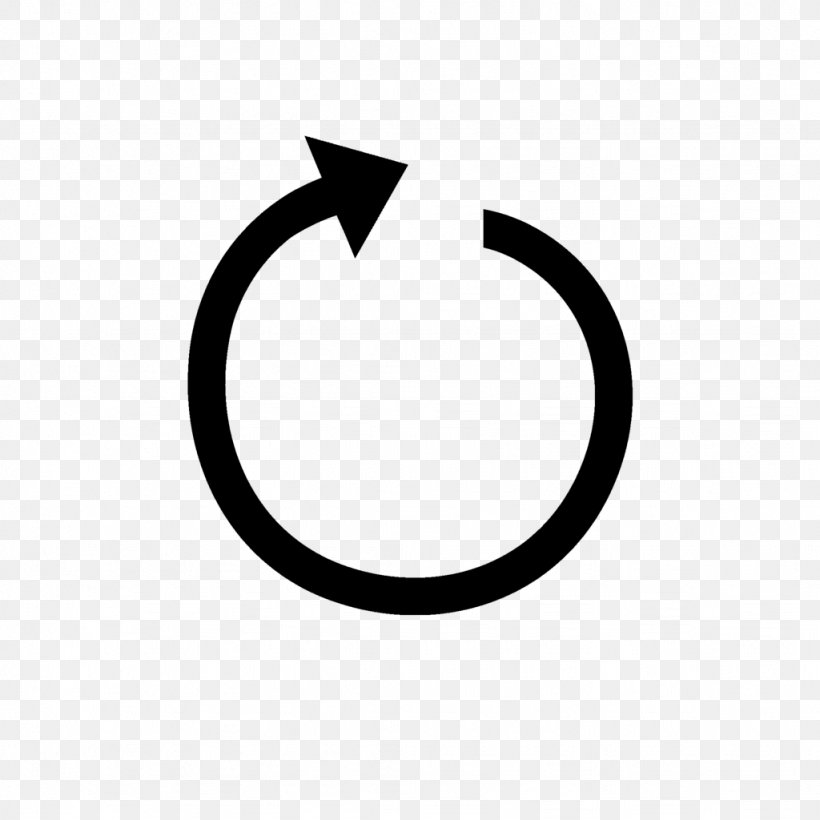 Arrow Symbol Circle Unicode Clip Art, PNG, 1024x1024px, Symbol, Area, Black, Black And White, Brand Download Free