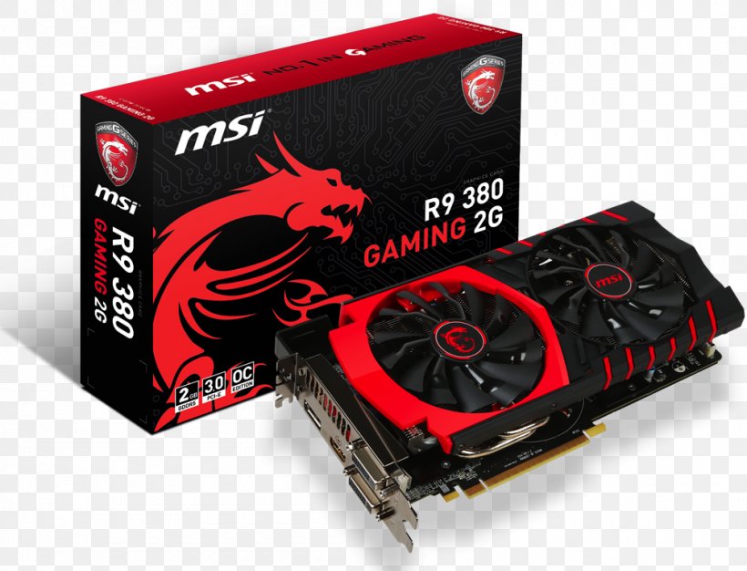 Graphics Cards & Video Adapters AMD Radeon R9 380 GDDR5 SDRAM MSI, PNG, 1000x764px, Graphics Cards Video Adapters, Advanced Micro Devices, Amd Crossfirex, Amd Radeon R9 390, Cable Download Free